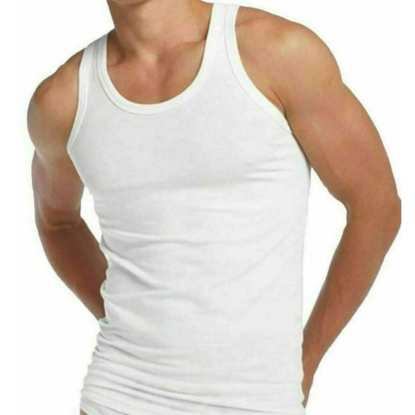 Keanu Mens Fitted Vest Top (Pack of 6)