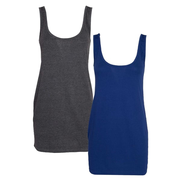 Keanu Womens/Ladies Cotton Blend Vest Top (Pack of 2)
