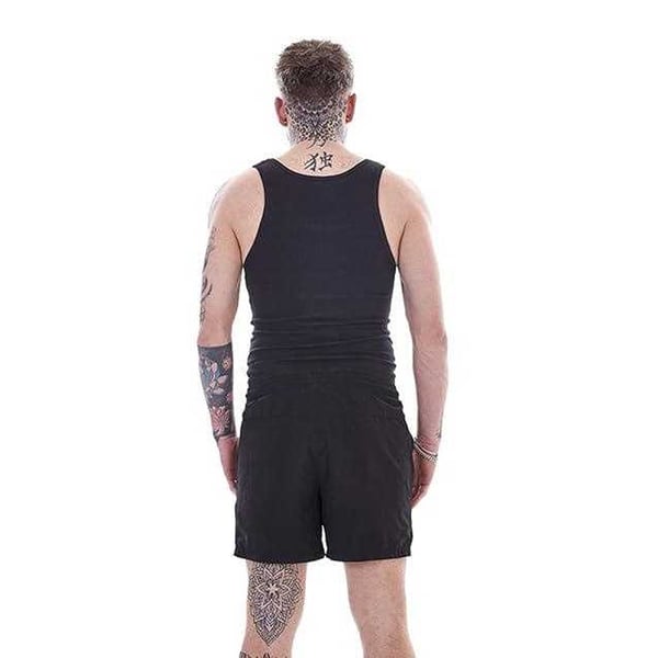 Keanu Mens Ribbed Cotton Blend Fitted Vest Top (Pack of 6)