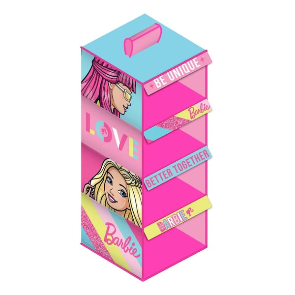 Barbie hopfällbar förvaringsorganisatör