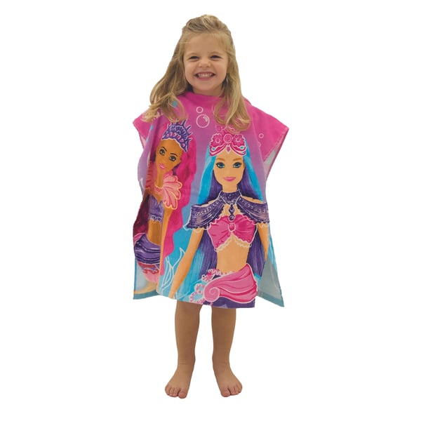 Barbie Lasten Merenneito Hupullinen Pyyhe