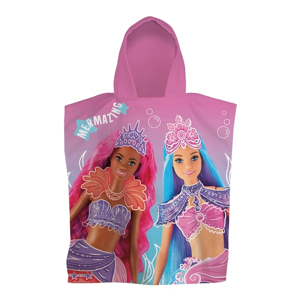 Barbie Childrens/Kids Mermaid Hooded Towel