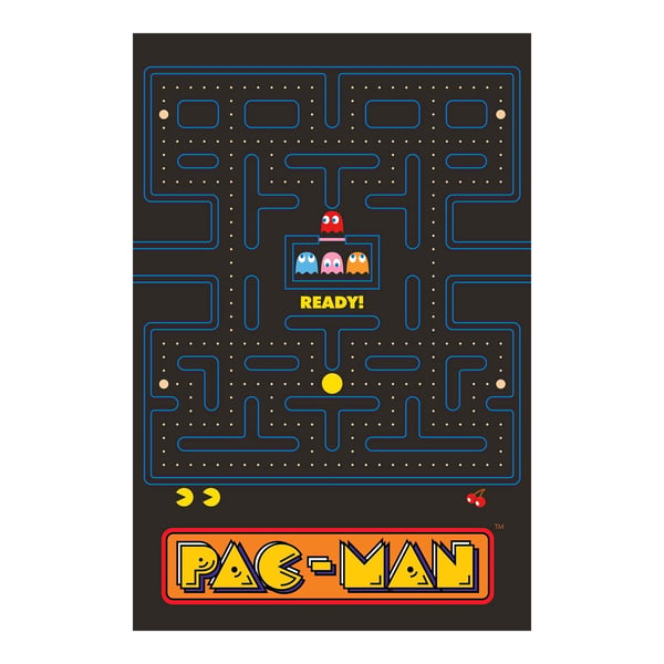 Pac Man Fleece Maze Blanket