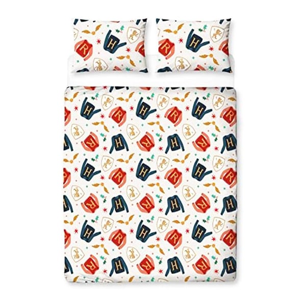 Harry Potter Reversible Christmas Duvet Set