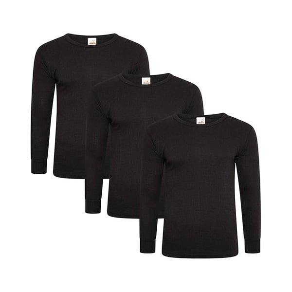 Keanu Mens Thermal Long-Sleeved T-Shirt (Pack of 3) Keanu Mens Thermal Long-Sleeved T-Shirt (Pack of 3)
