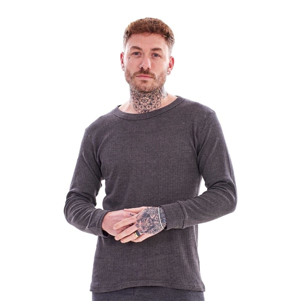 Keanu Mens Thermal Long-Sleeved T-Shirt (Pack of 3)
