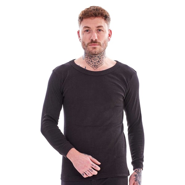Keanu Mens Thermal Long-Sleeved T-Shirt (Pack of 3)