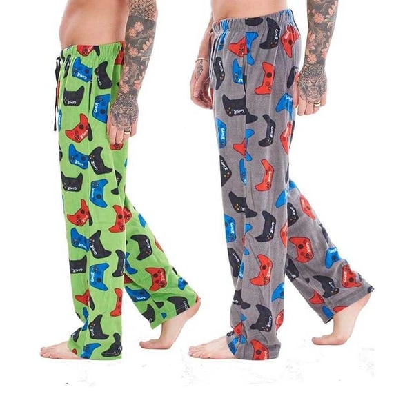Keanu Childrens/Kids Game Controller Lounge Pants (Pack of 2)