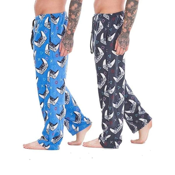 Keanu Childrens/Kids Game Controller Lounge Pants (Pack of 2)
