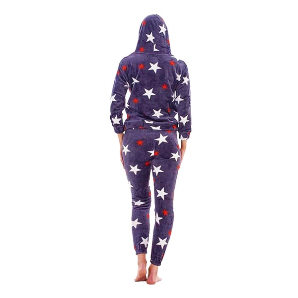 Keanu naisten tähtikuvioinen pitkä pyjamassetti