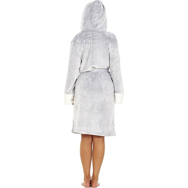 Keanu Womens/Ladies Shimmer Sherpa Fleece Dressing Gown