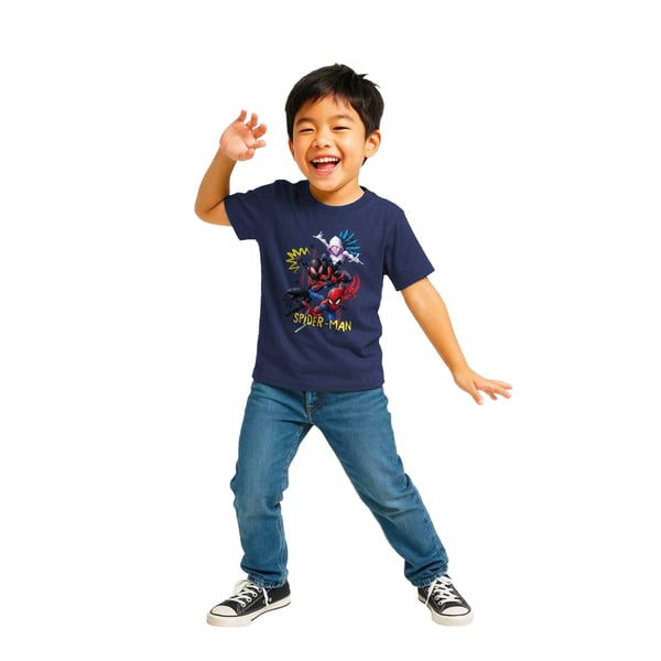 Spider-Man Childrens/Kids Characters T-Shirt (Pack of 3)