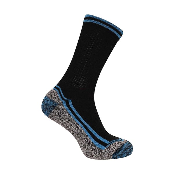 Soxy Mens Assorted Designs Bamboo Contrast Trim Socks (Pack of 6)