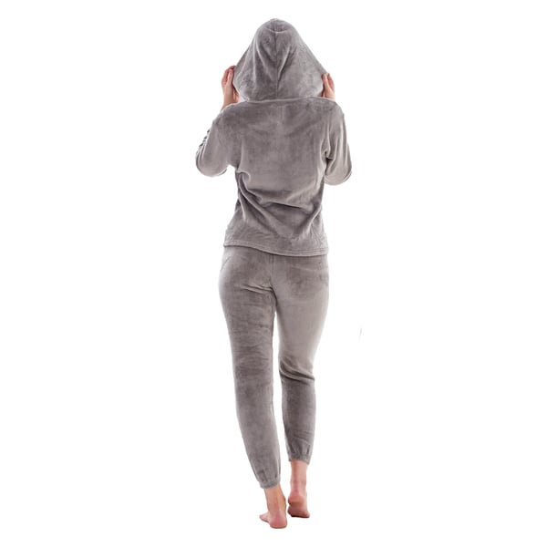 Keanu Womens/Ladies Zipped Long Pyjama Set