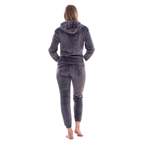 Keanu Womens/Ladies Zipped Long Pyjama Set