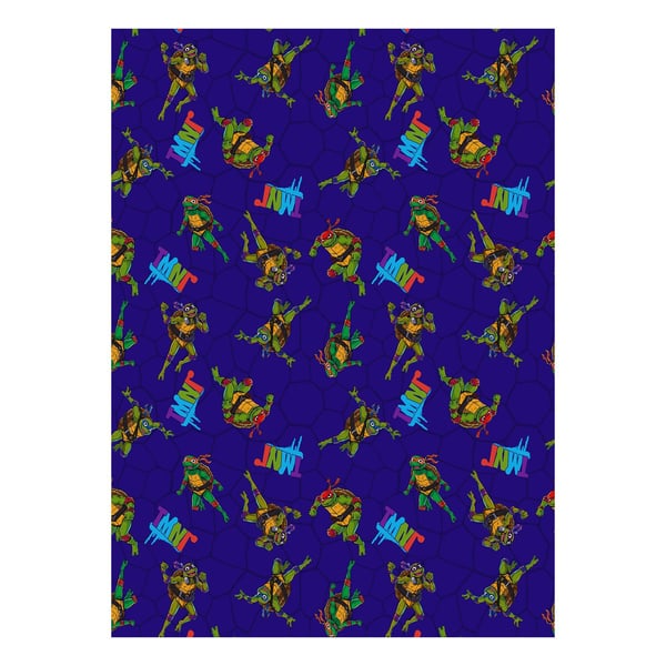 Rise Of The Teenage Mutant Ninja Turtles Fleece Turtles Blanket