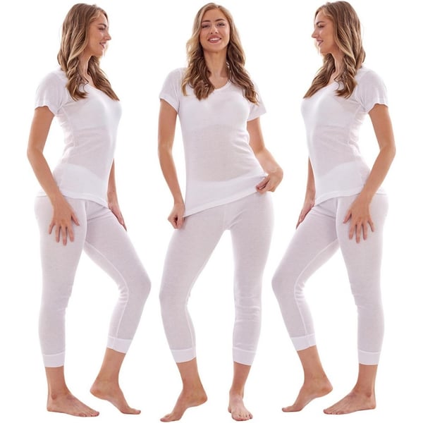 Heatforce Womens/Ladies Short-Sleeved Thermal Top (Pack of 3)
