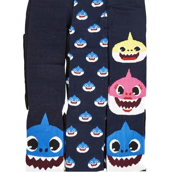 Baby Shark Mens Cotton Socks (Pack of 6)
