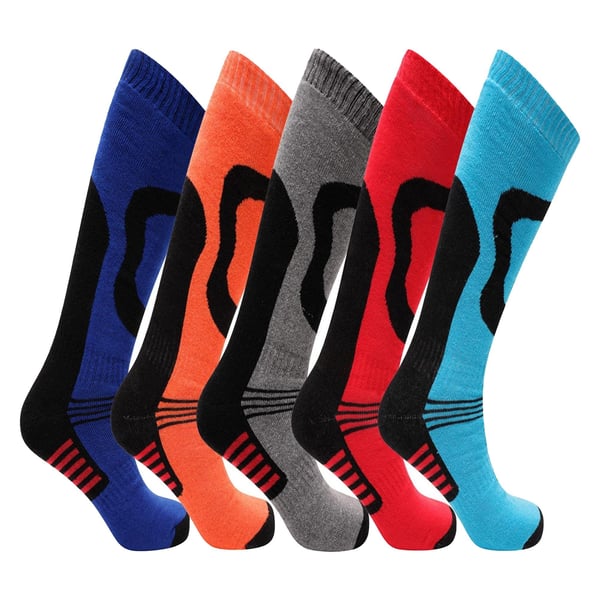 Soxy Mens Thermal Ski Socks (Pack of 5)