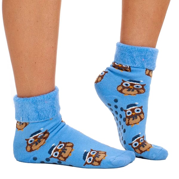 Soxy Womens/Ladies Animals Fleece Lined Thermal Socks (Pack of 4)
