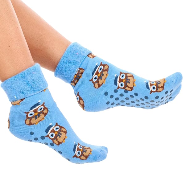 Soxy Womens/Ladies Animals Fleece Lined Thermal Socks (Pack of 4)