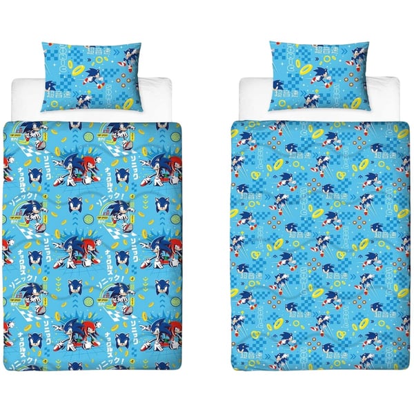 Sonic The Hedgehog Reversible Duvet Set