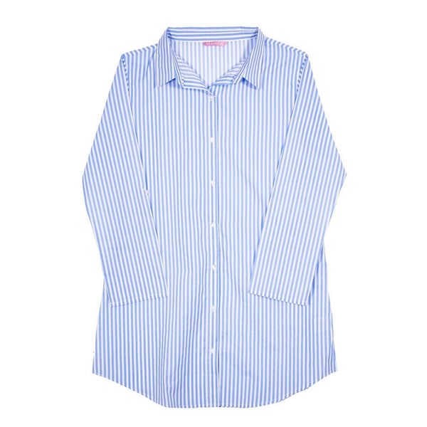 Keanu Womens/Ladies Stripes Cotton Woven Nightie