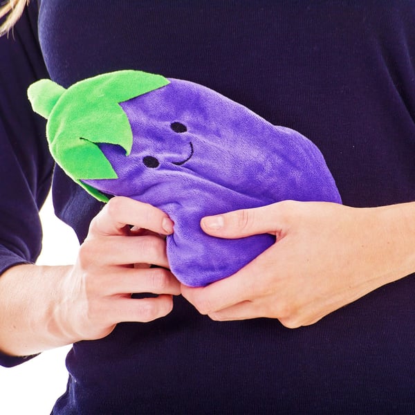 K Collection Aubergine Clay Heat Bag with Cover