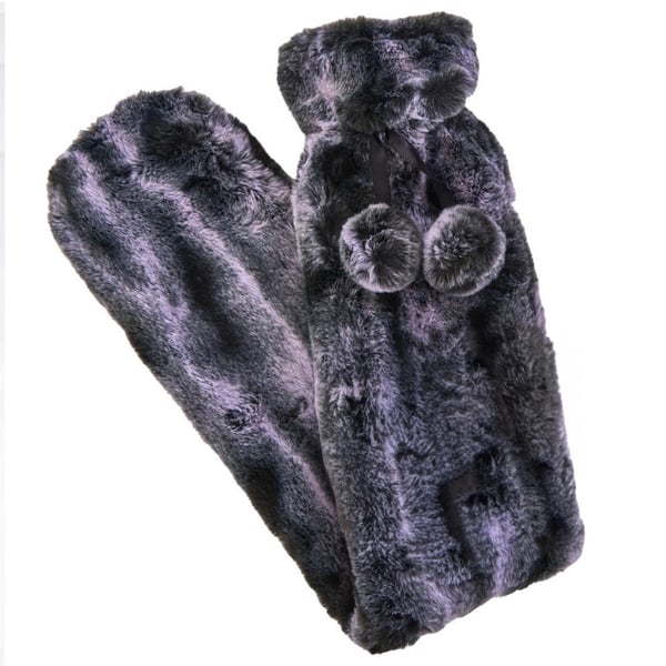 K Collection Extra Long 2L Hot Water Bottle And Cover