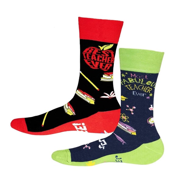 Soxy Womens/Ladies Teacher Socks (Pack of 2)