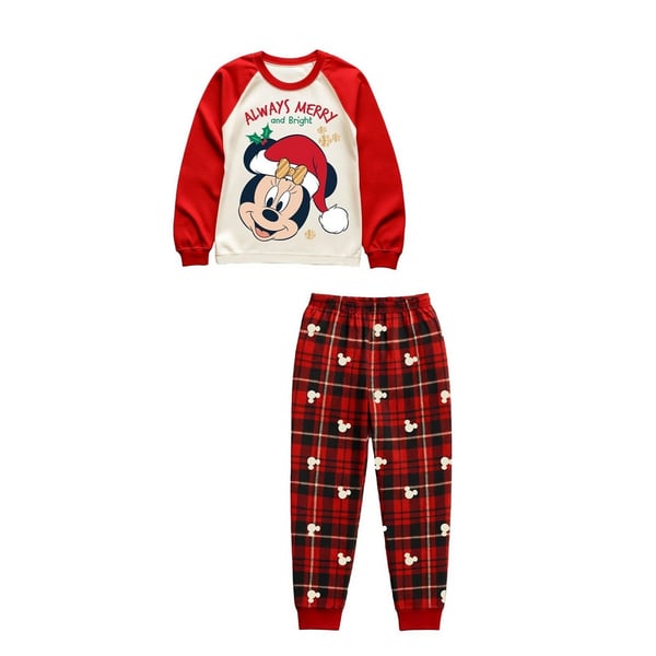 Disney naisten/naisten Always Merry And Bright Minnie Mouse jouluinen pitkä pyjamasetti