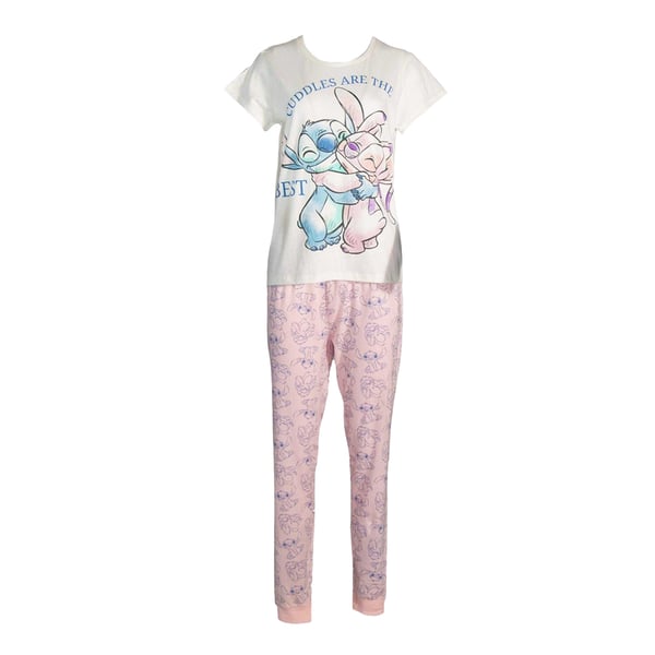 Disney naisten/naisten Angel-painettu pyjamasetti