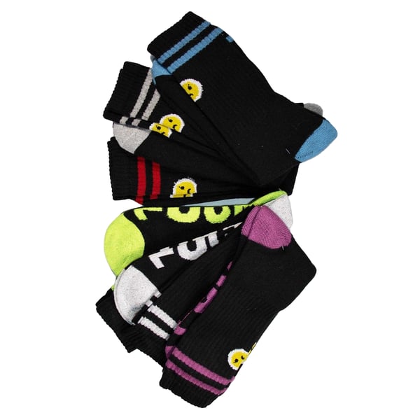 Norfolk & Way Mens Fuck Off Text Socks (Pack of 6)