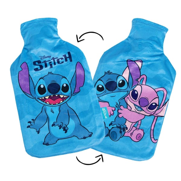 Lilo & Stitch Reversible 2L Hot Water Bottle And Cover