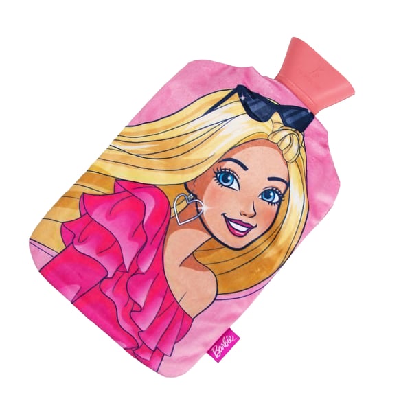 Barbie Reversible 2L Hot Water Bottle And Cover