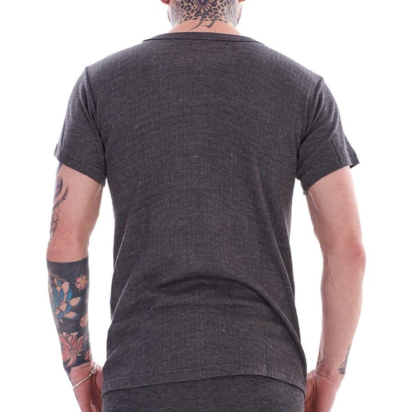 Heatforce Mens Thermal V Neck Short-Sleeved Base Layer Top (Pack of 3)