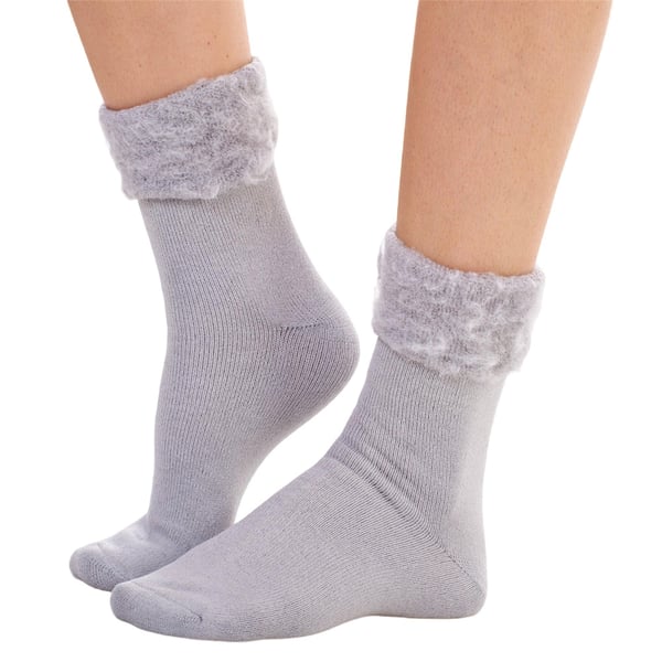 Soxy Womens/Ladies Thermal Fleece Socks (Pack of 6)