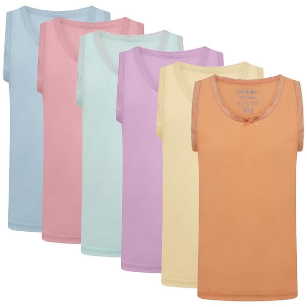 KidCollection Linne för flickor (6-pack)