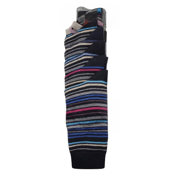 Ex Store Mens Striped Socks (Pack of 10)