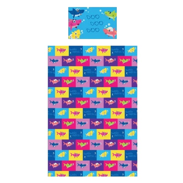 Baby Shark Childrens/Kids Doo Doo Reversible Duvet Cover Set