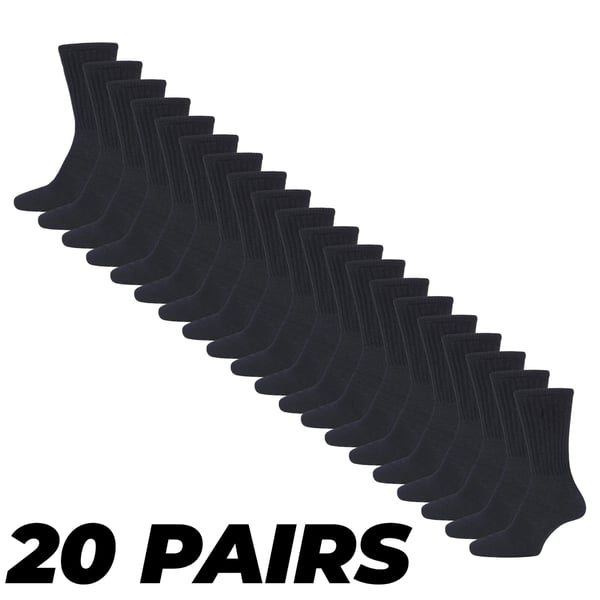 Soxy Mens Cotton Socks (Pack of 20)
