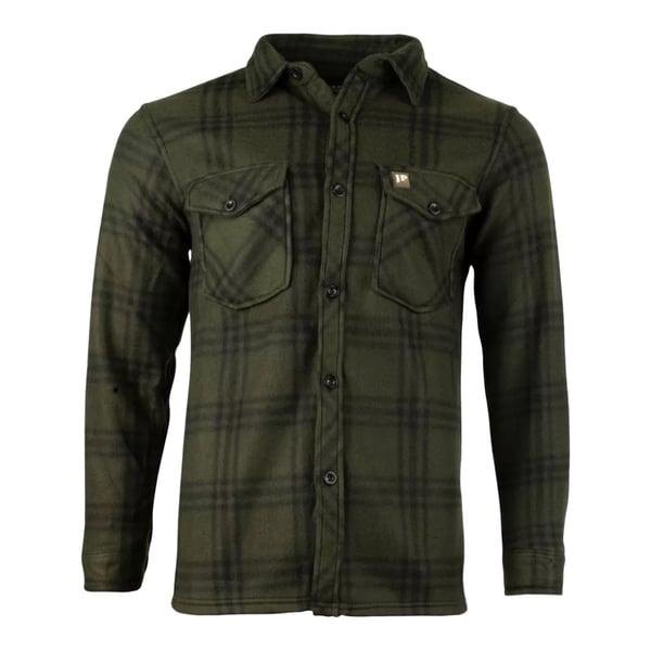 Jack Pyke Mens Checked Polar Fleece Shirt