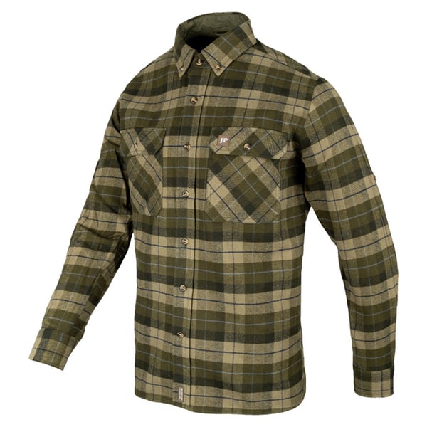 Jack Pyke Mens Bleasdale Checked Flannel Heavy Shirt