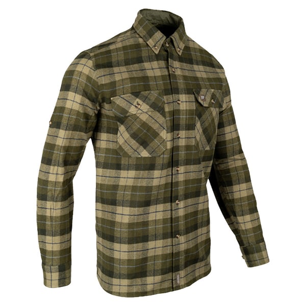 Jack Pyke Mens Bleasdale Checked Flannel Heavy Shirt
