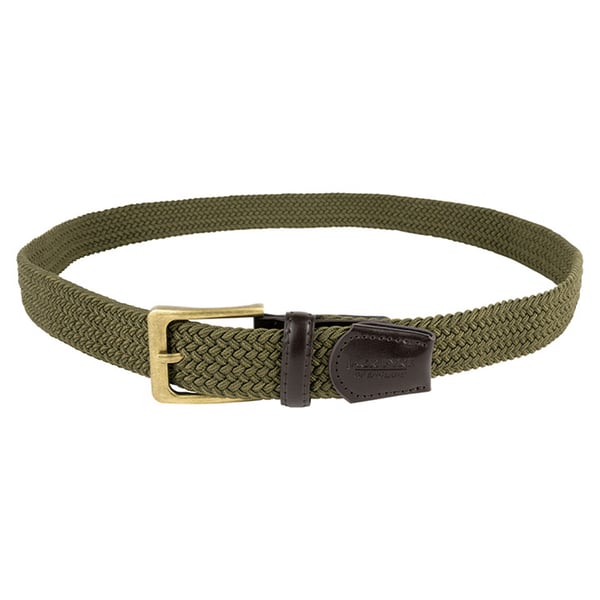 Jack Pyke Mens Countryman Leather Trim Elasticated Waist Belt