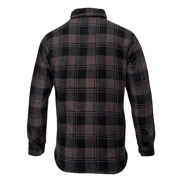Speero Mens Checked Sherpa Fleece Lined Shirt