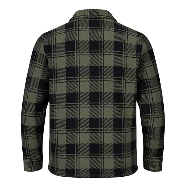 Speero Mens Checked Sherpa Fleece Lined Shirt