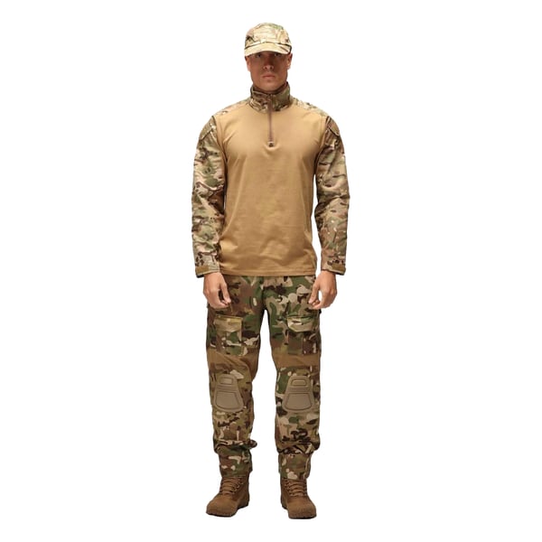 Viper Mens Special Ops Quarter Zip Long-Sleeved T-Shirt