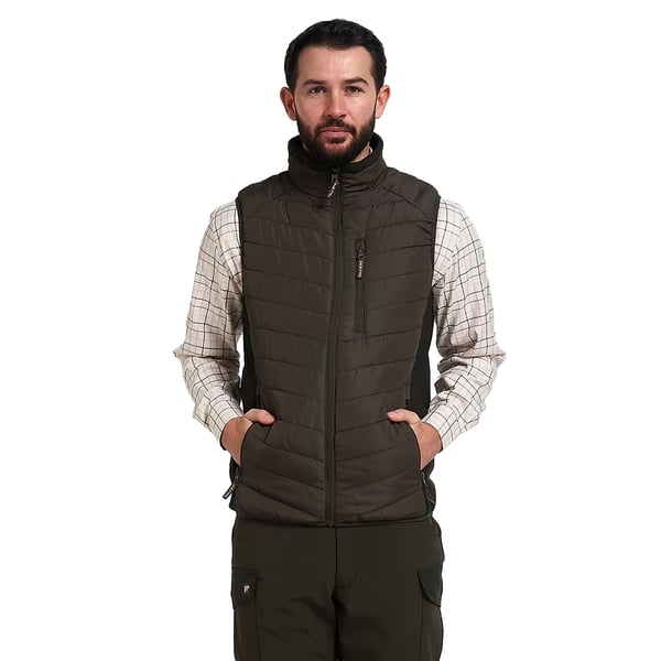 Jack Pyke Mens Quilted Polar Fleece Hybrid Gilet