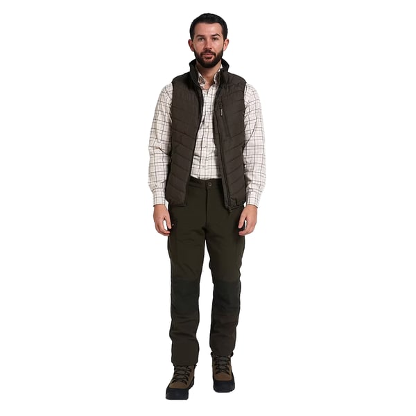 Jack Pyke Mens Quilted Polar Fleece Hybrid Gilet